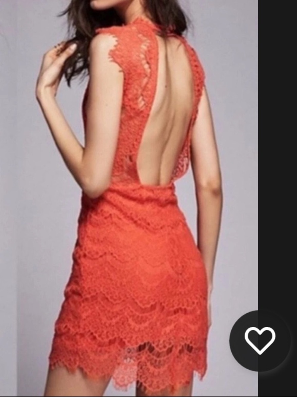 Free People Backless Lace Dress Size Medium - Picture 2 of 10